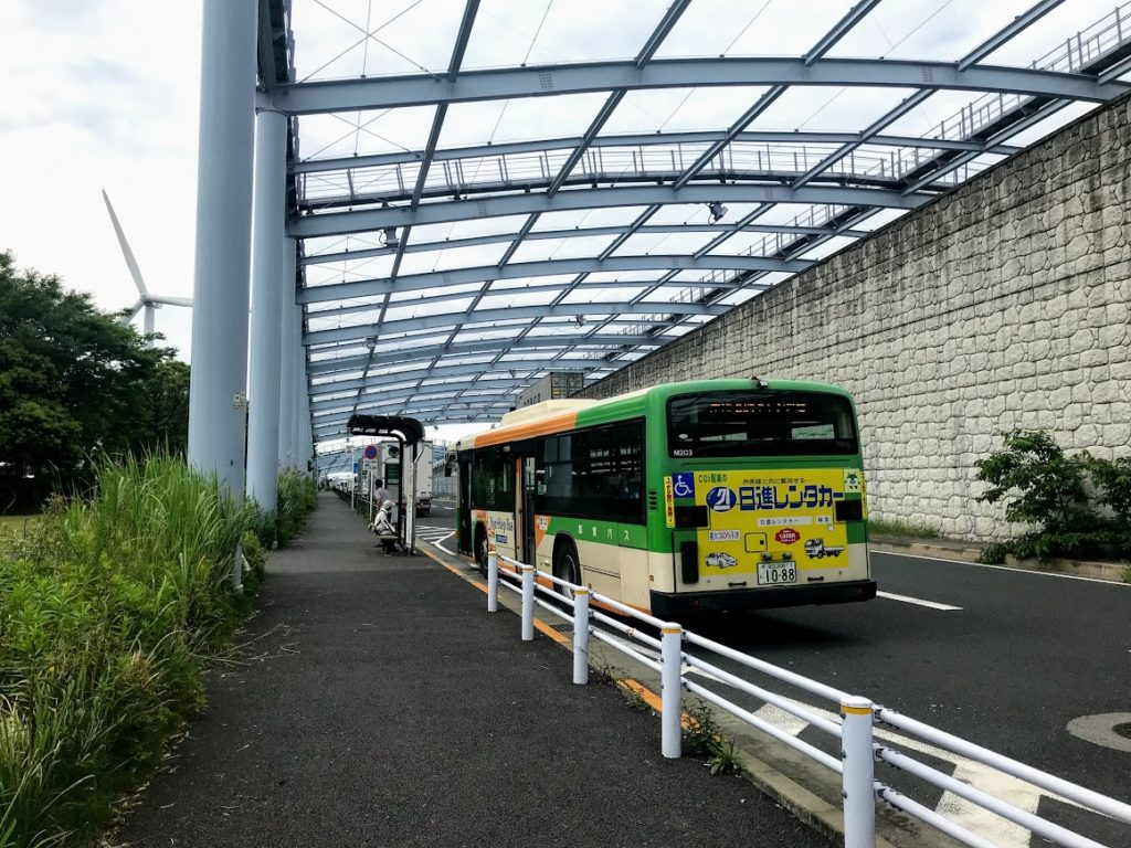 若洲キャンプ場前バス停