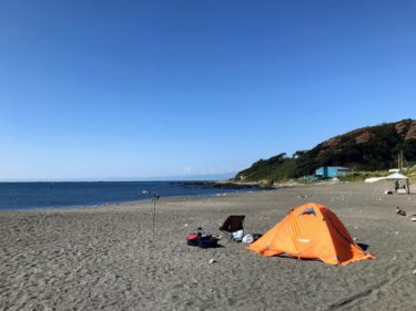 和田長浜海岸で焚き火キャンプサイト情報
